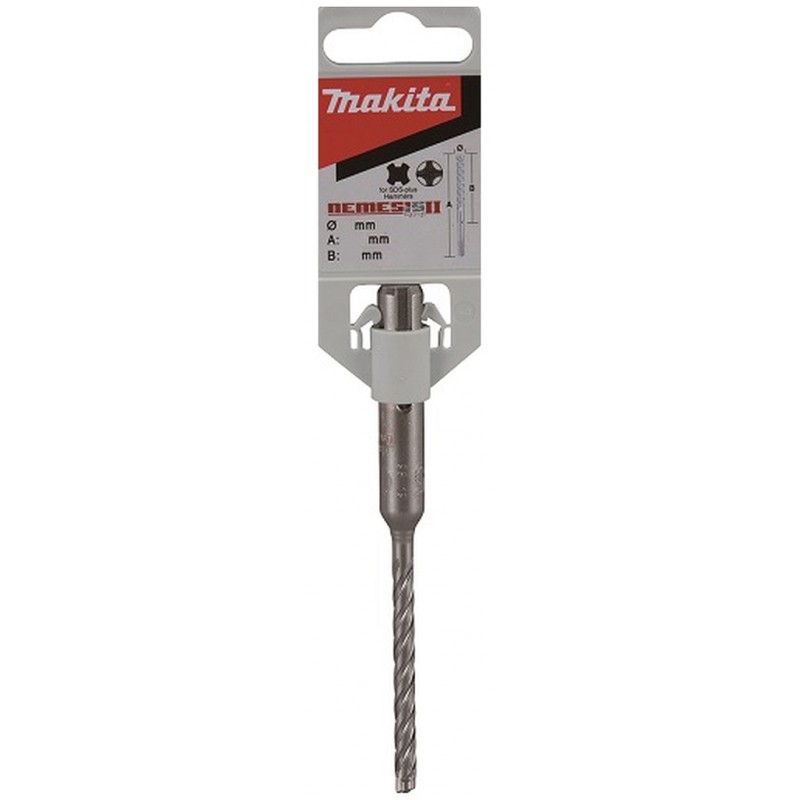 Vrták 16 x 210/150 mm 4břit s úchytem SDS-plus Makita B-13378 - poslední vrták skladem